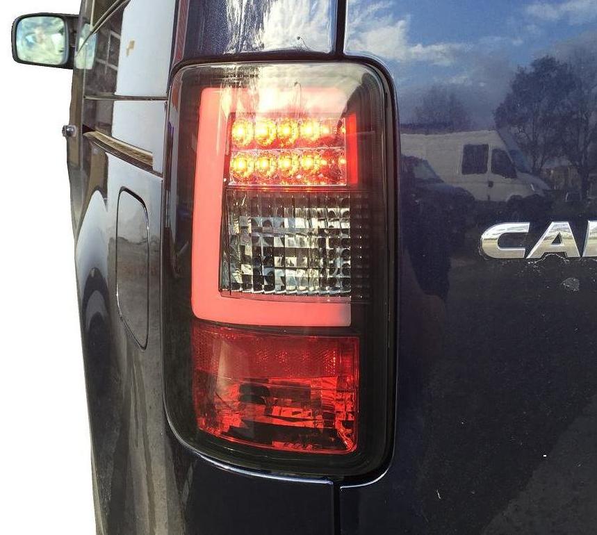 LED Rückleuchten für VW Caddy Bj. 03-15 schwarz black LIGHTBAR