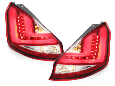 LED Rückleuchten für Ford Fiesta JA8 MK7 09/12+ rot/klar Facelift