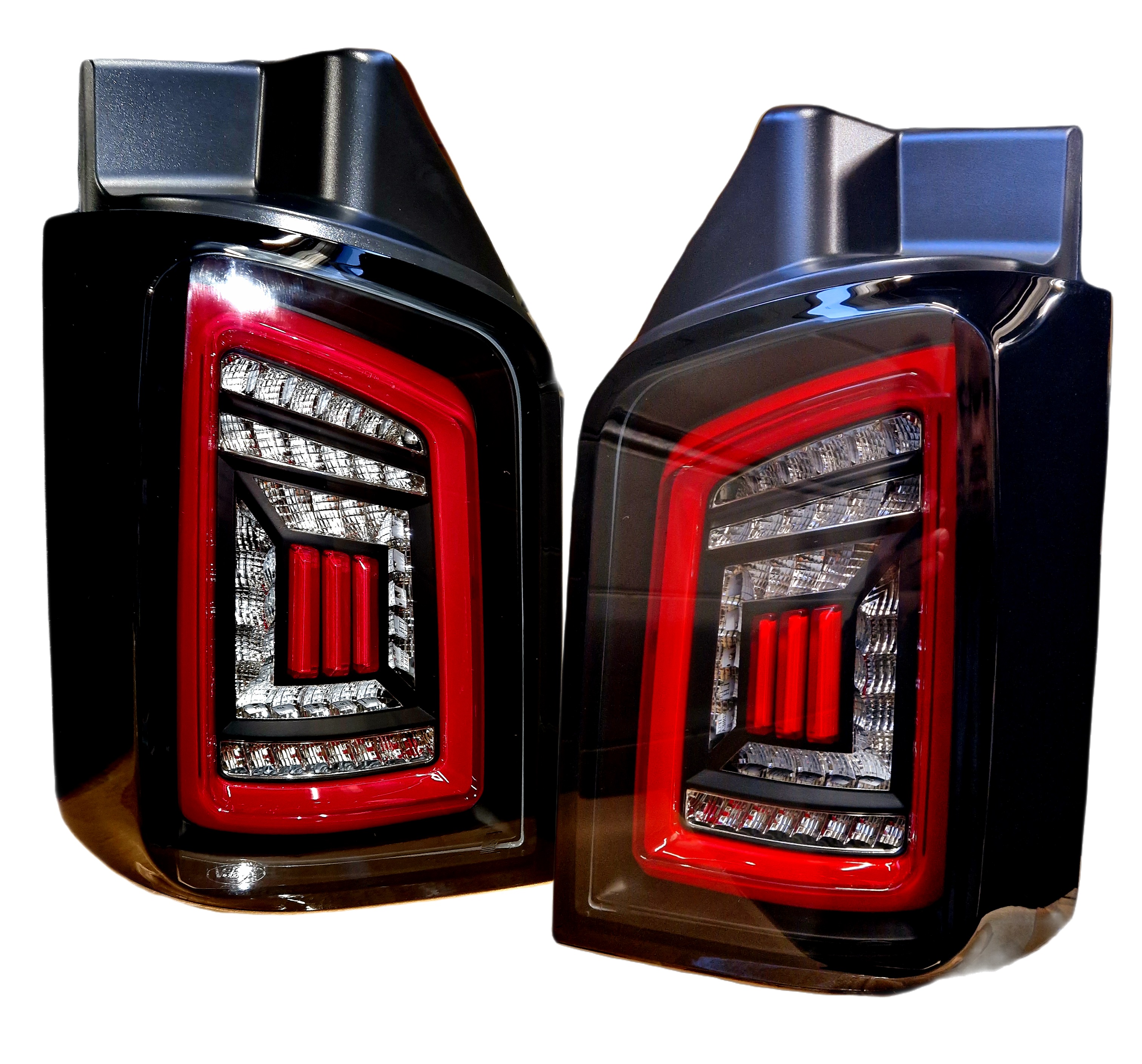 Voll LED Rückleuchten für VW T5 2003-2015 schwarz rot