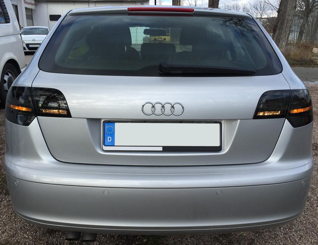 LED Rückleuchten für Audi A3 8P Sportback 04-08 smoke / schwarz