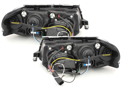 Scheinwerfer für VW Passat 3BG 00-04 Tagfahrlicht-Optik chrom Sonar