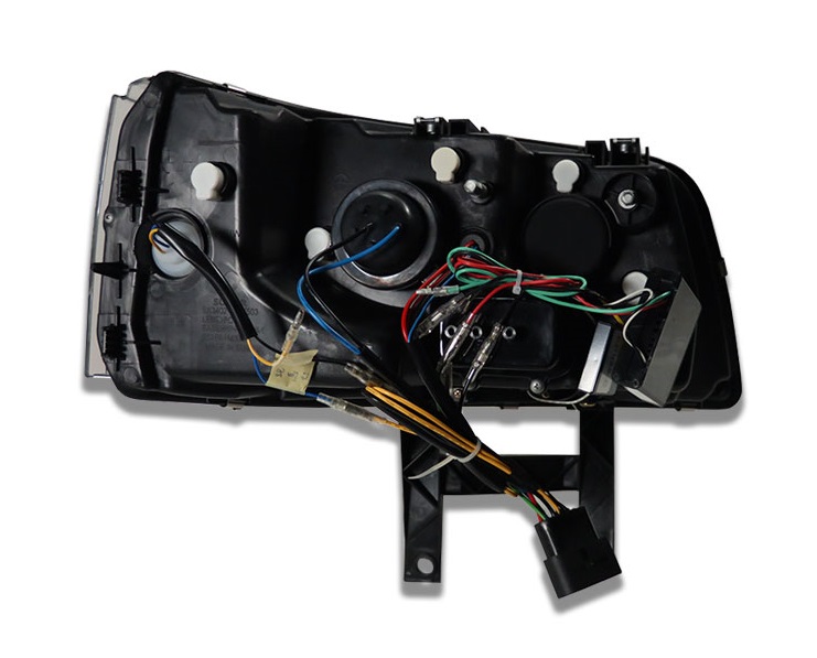 Tagfahrlicht Scheinwerfer chrom dynamischer LED Blinker für VW T5 03-09 Laufblinker