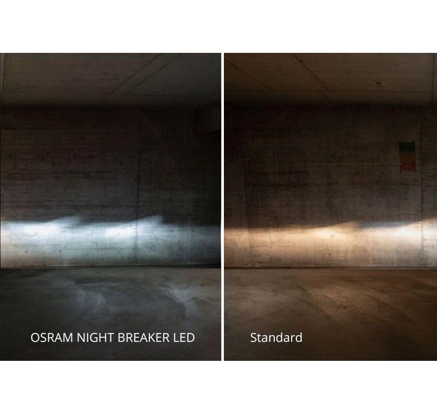 OSRAM NIGHT BREAKER H4 LED 330% Set für Nissan Note E12 Bj 2012-2020