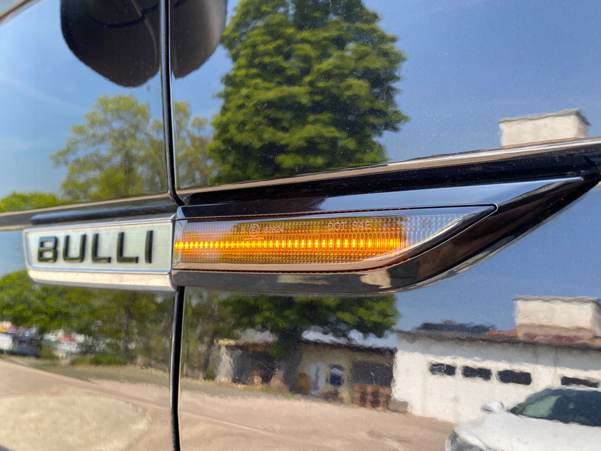 Led Seitenblinker schwarz für VW T6 Bus bis 2019 SV07LBS