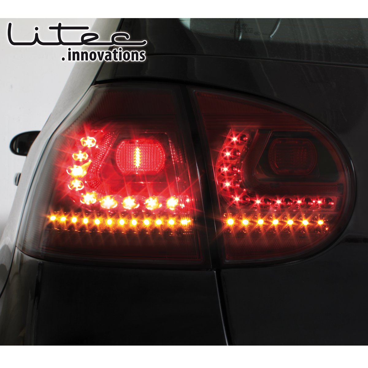LED Rückleuchten für VW Golf 5 03-09 rot DYNAMISCHER LED BLINKER