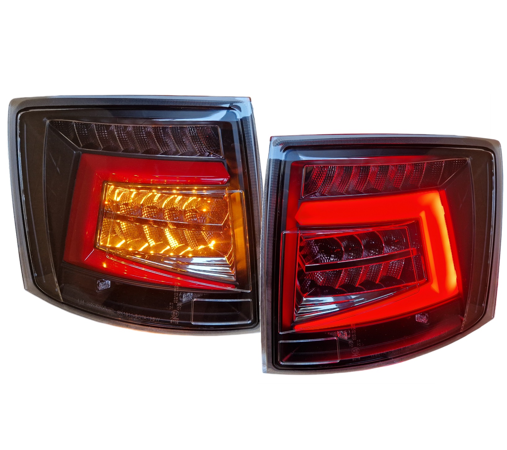 LED Rückleuchten für Skoda Octavia 3 III 5E Kombi 12-19 schwarz klar LAUFBLINKER für orig. Led