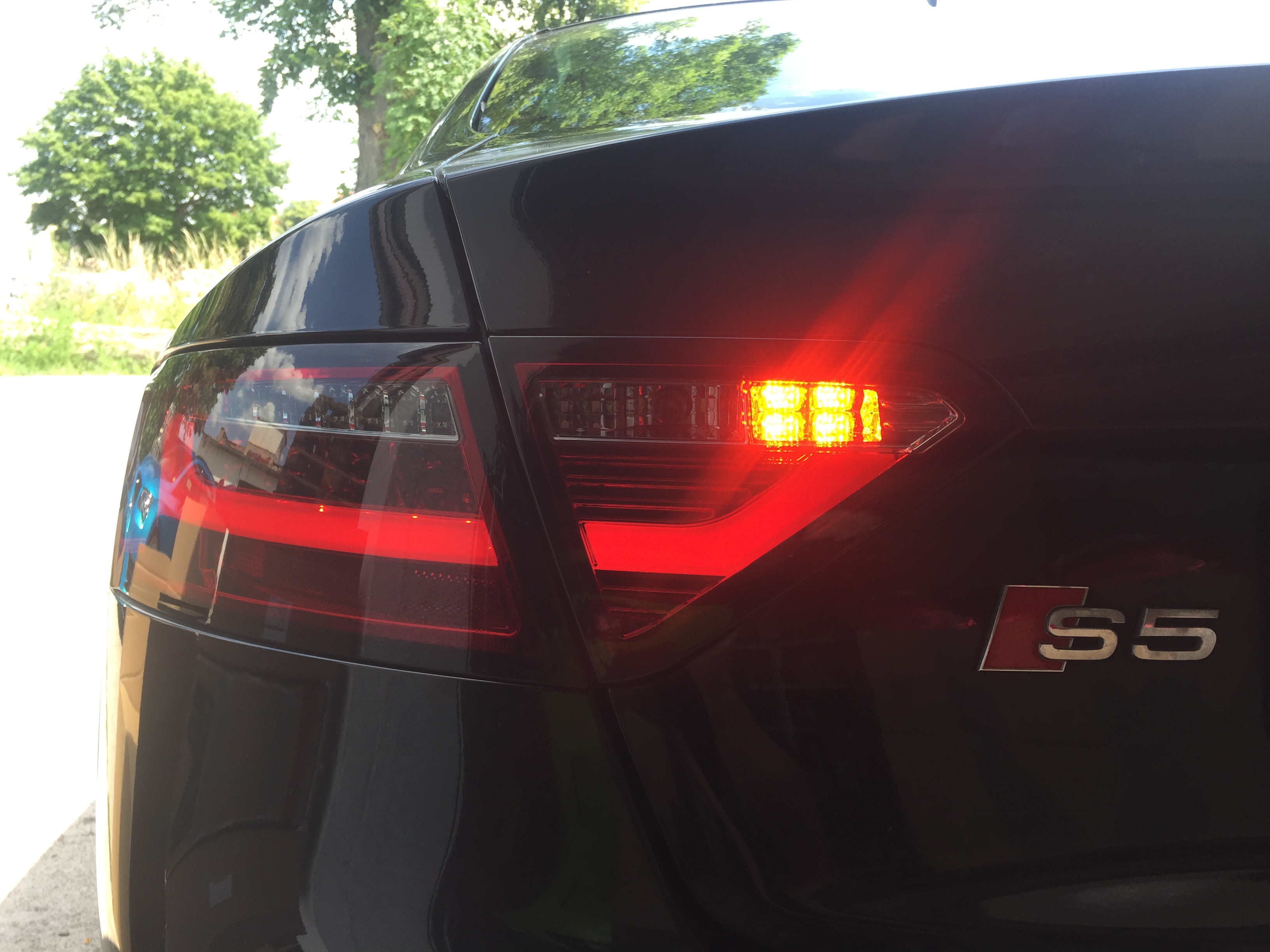 LED Rückleuchten für Audi A5 8T 8F 07-11 rot-rauch LED-Serie