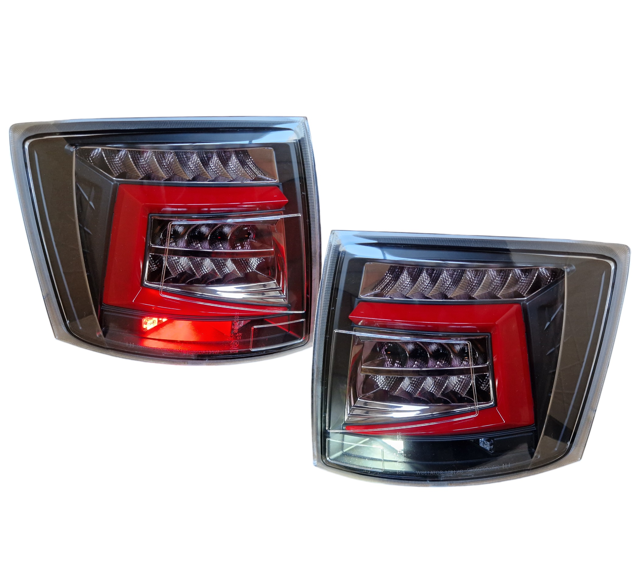 LED Rückleuchten für Skoda Octavia 3 III 5E Kombi 12-19 schwarz klar LAUFBLINKER für orig. Led