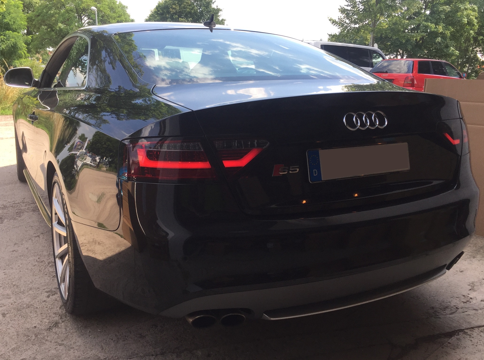LED Rückleuchten für Audi A5 8T 8F 07-11 rot-rauch LED-Serie