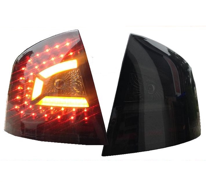 LED Rückleuchten für Skoda Octavia 1Z Limousine 04-13 schwarz