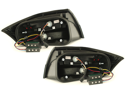 LITEC LED Rückleuchten für Audi TT 8N 98-05 schwarz tiefschwarz