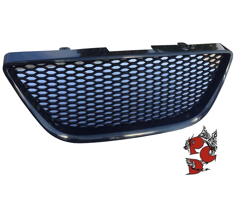 Frontgrill  für Seat Ibiza 6J 08-12 schwarz Waben-Design