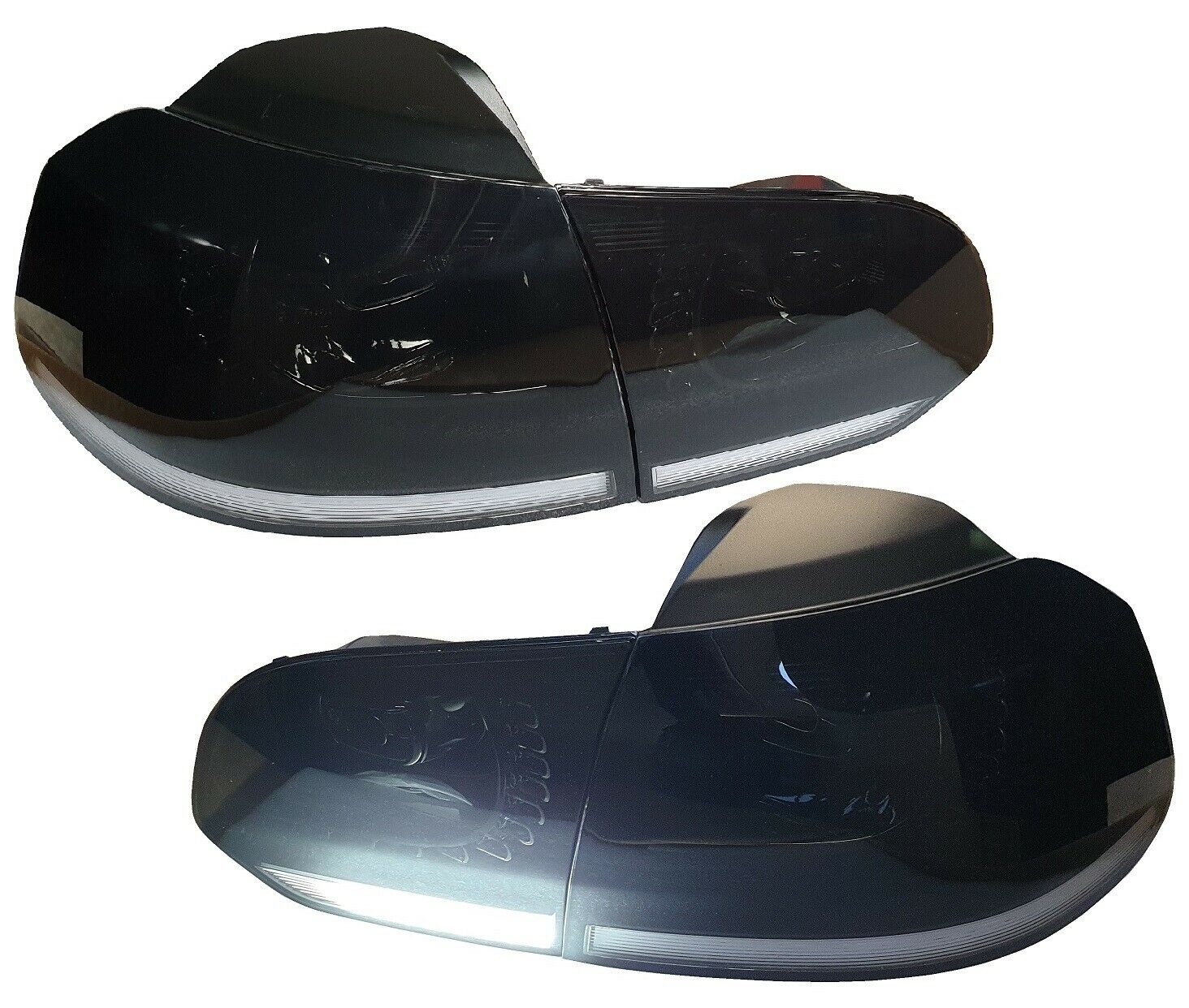 LED Rückleuchten schwarz für VW Golf VI 6 08+ dynamischer Blinker