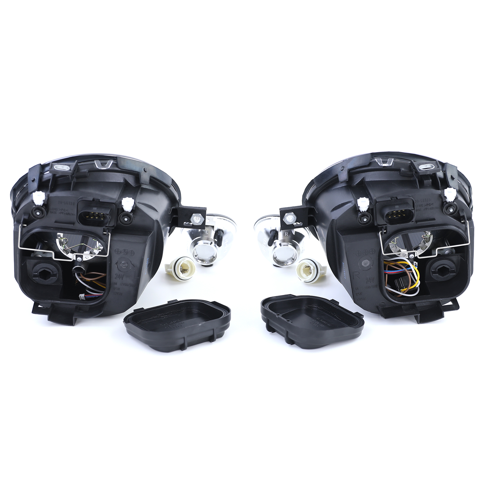 Scheinwerfer und Blinker für VW Lupo 98-05 schwarz Klarglas