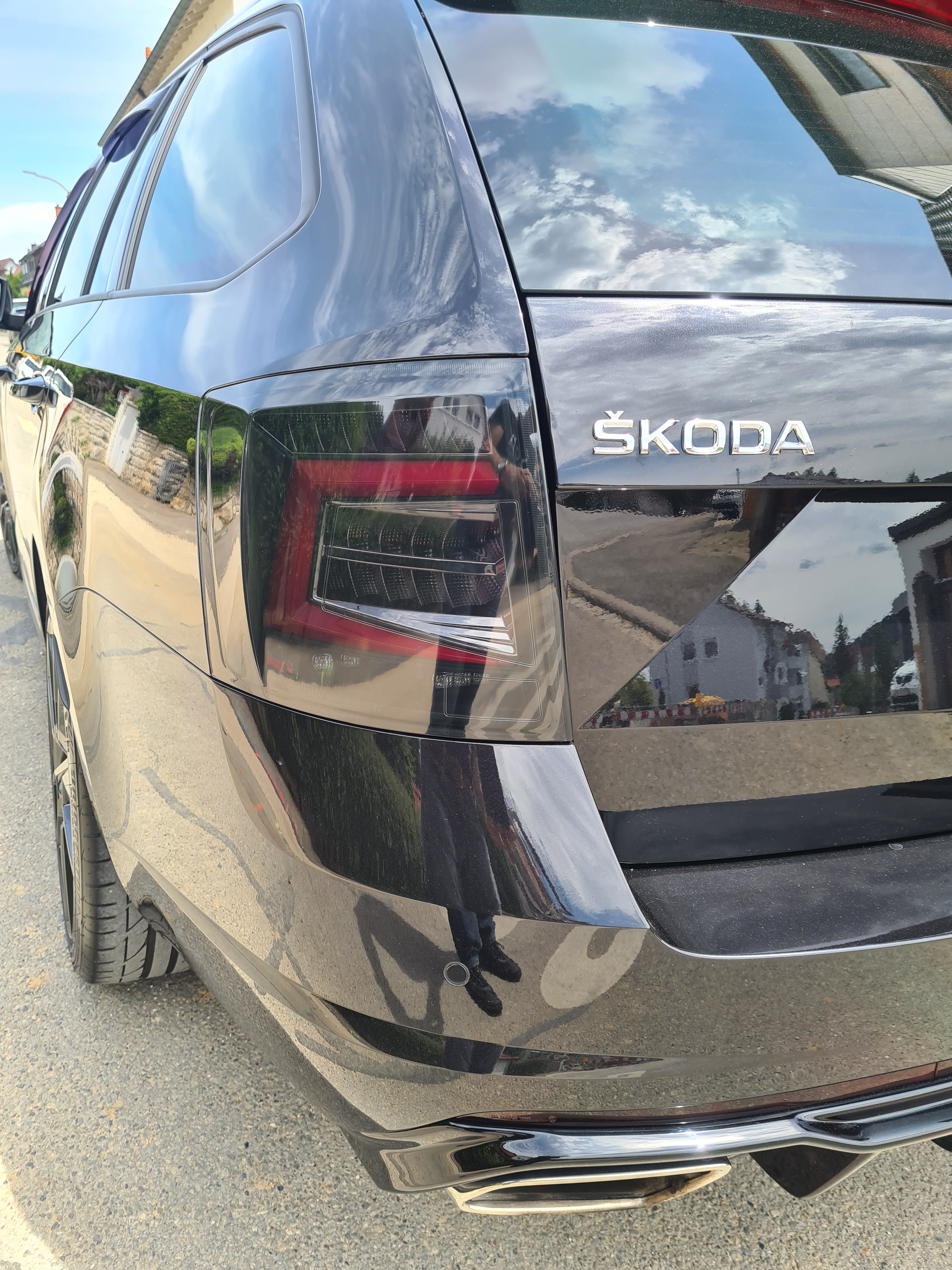 LED Rückleuchten für Skoda Octavia 3 III 5E Kombi 12-19 schwarz LAUFBLINKER für orig. Led