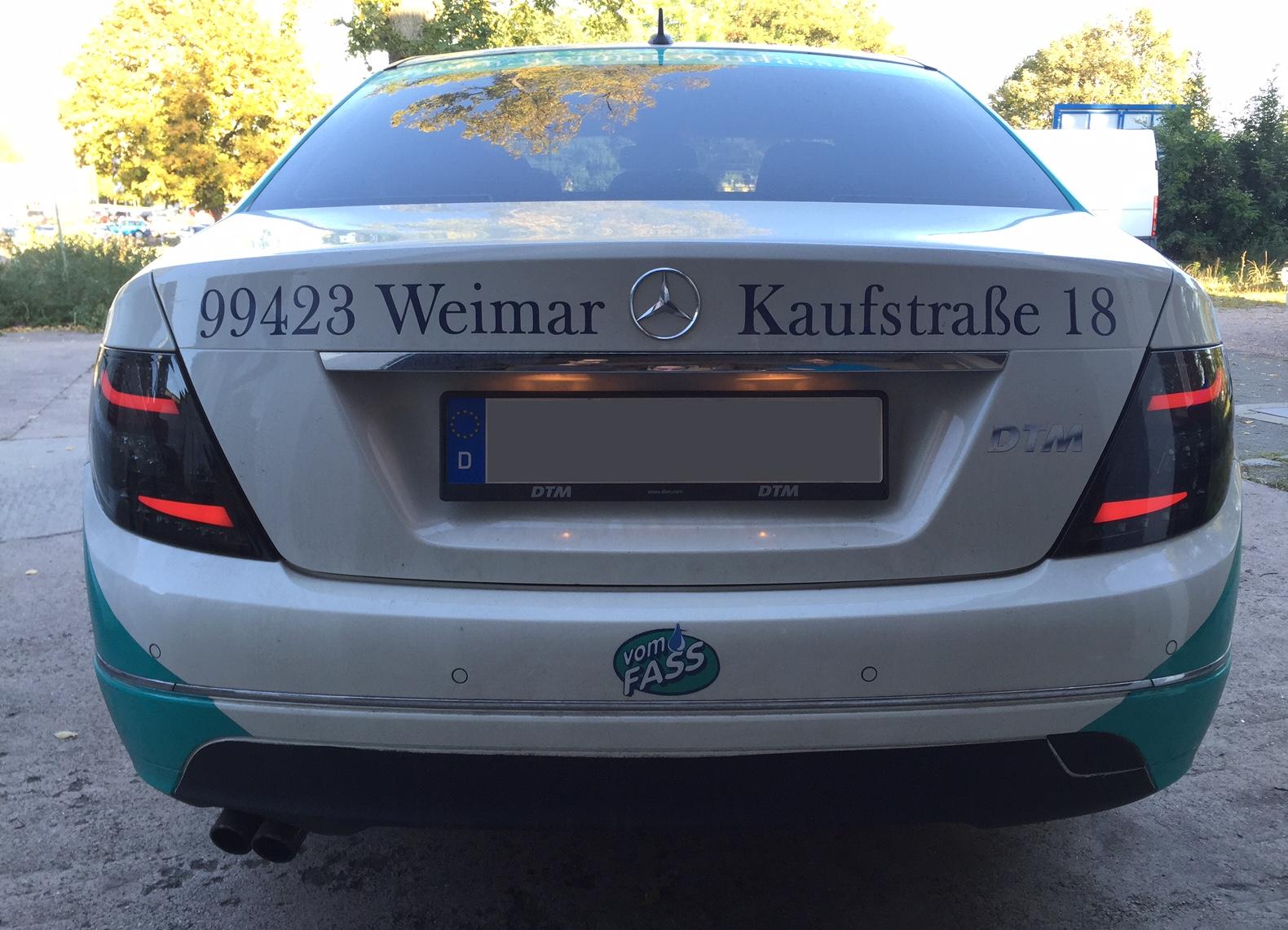 LED Rückleuchten für Mercedes Benz W204 Limousine 07-10 schwarz