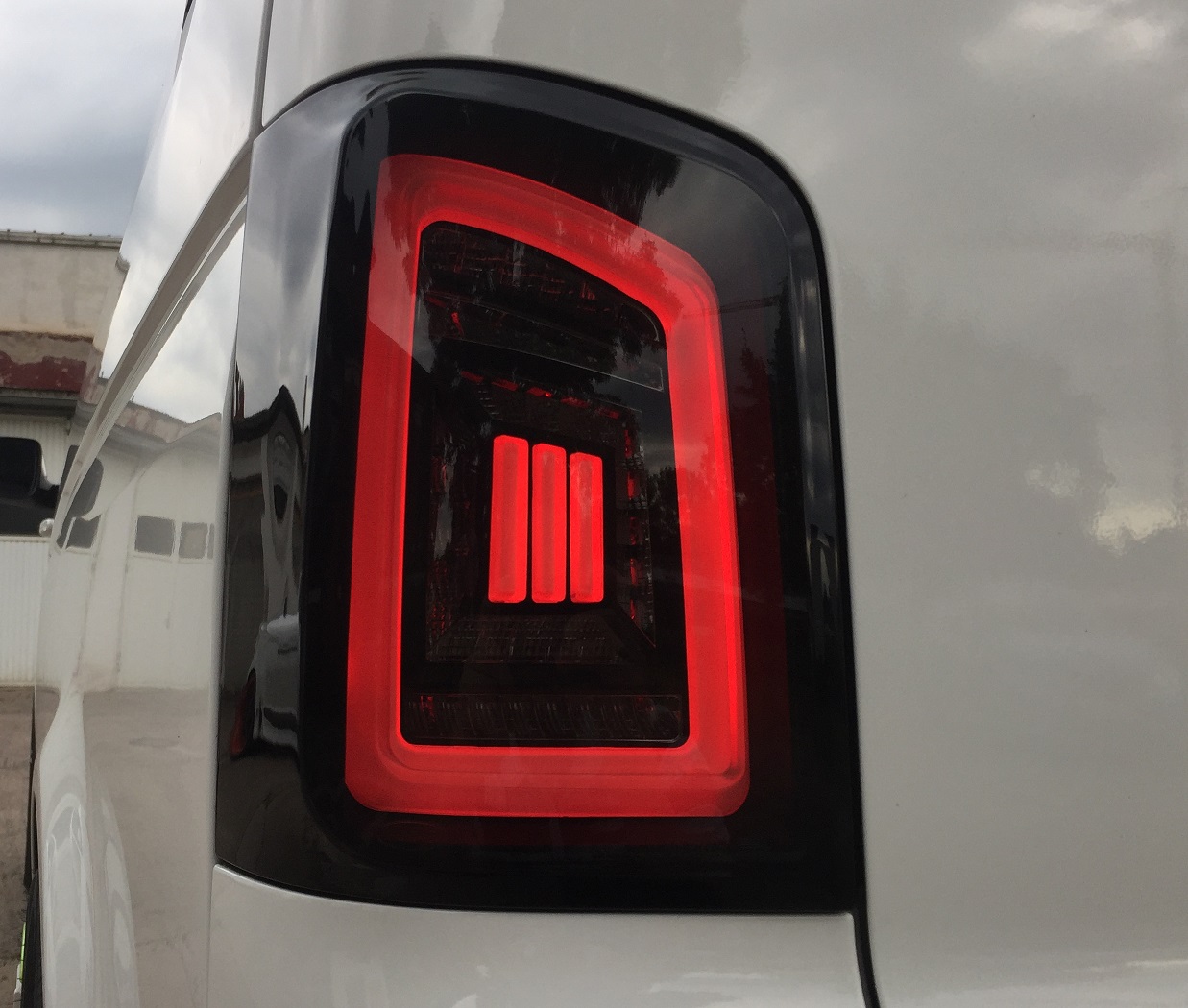Voll LED Rückleuchten für VW T5 2003-2015 schwarz grau