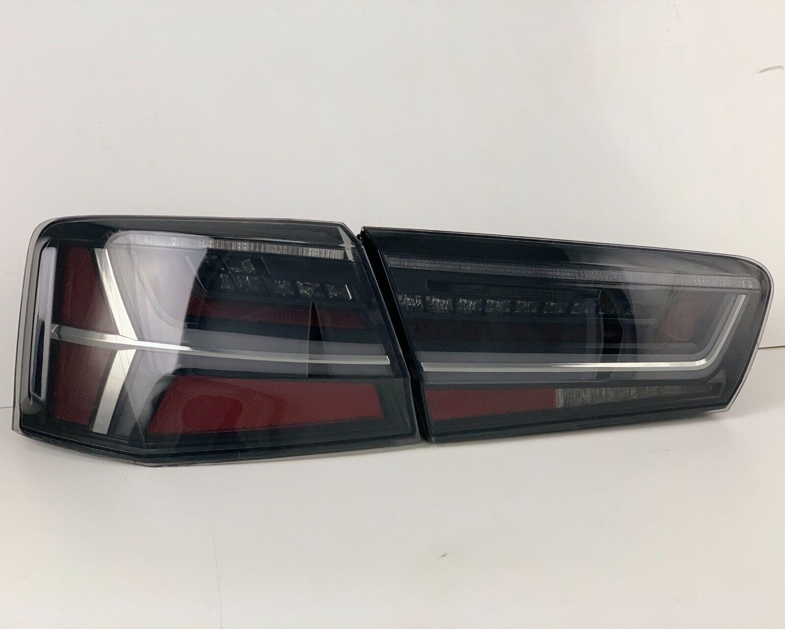 LED Rückleuchten für AUDI A6 4G 11-14 Limousine LAUFBLINKER schwarz