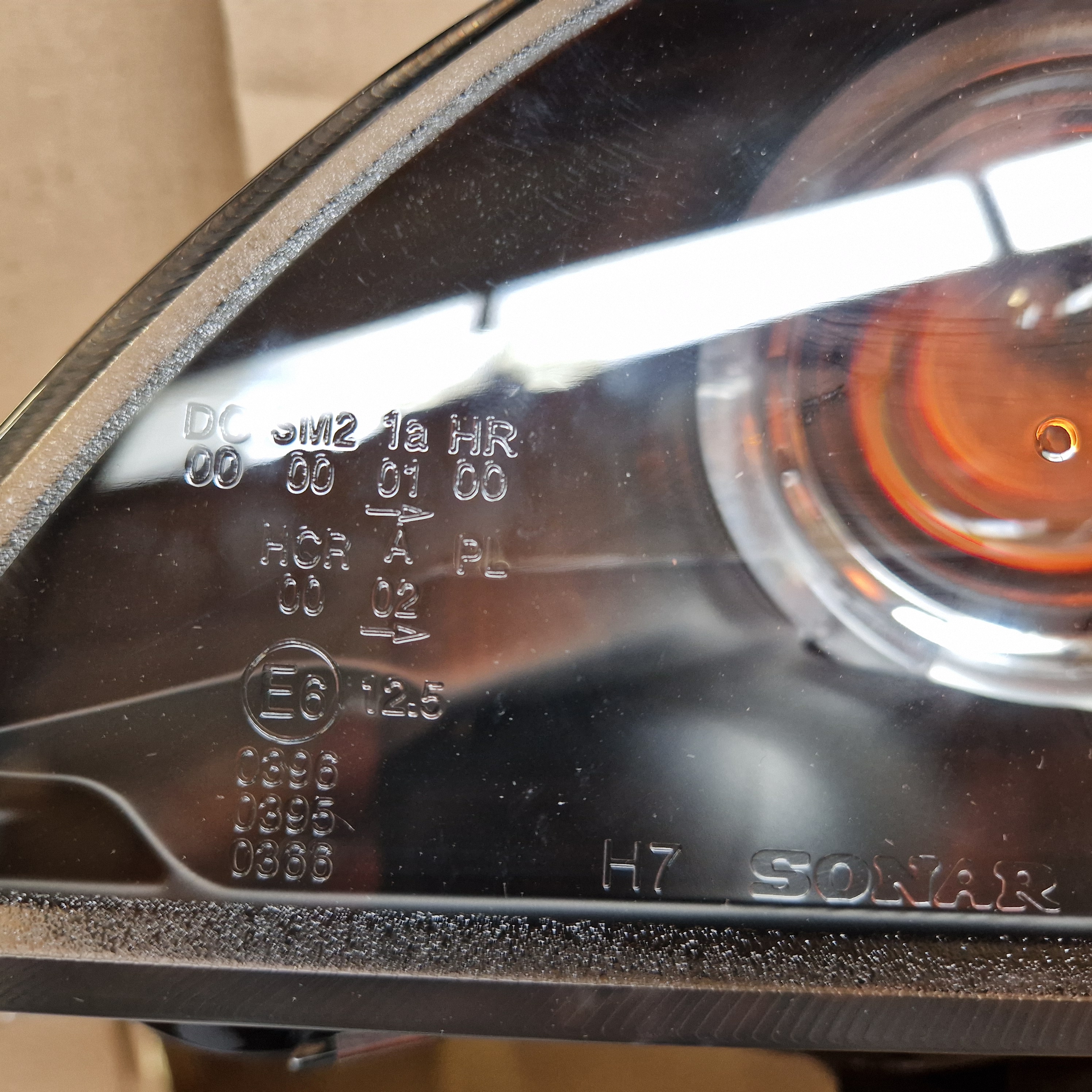 Xenon Scheinwerfer für BMW E60 E61 08-10 schwarz Led Angel Eyes D1S mit AFS