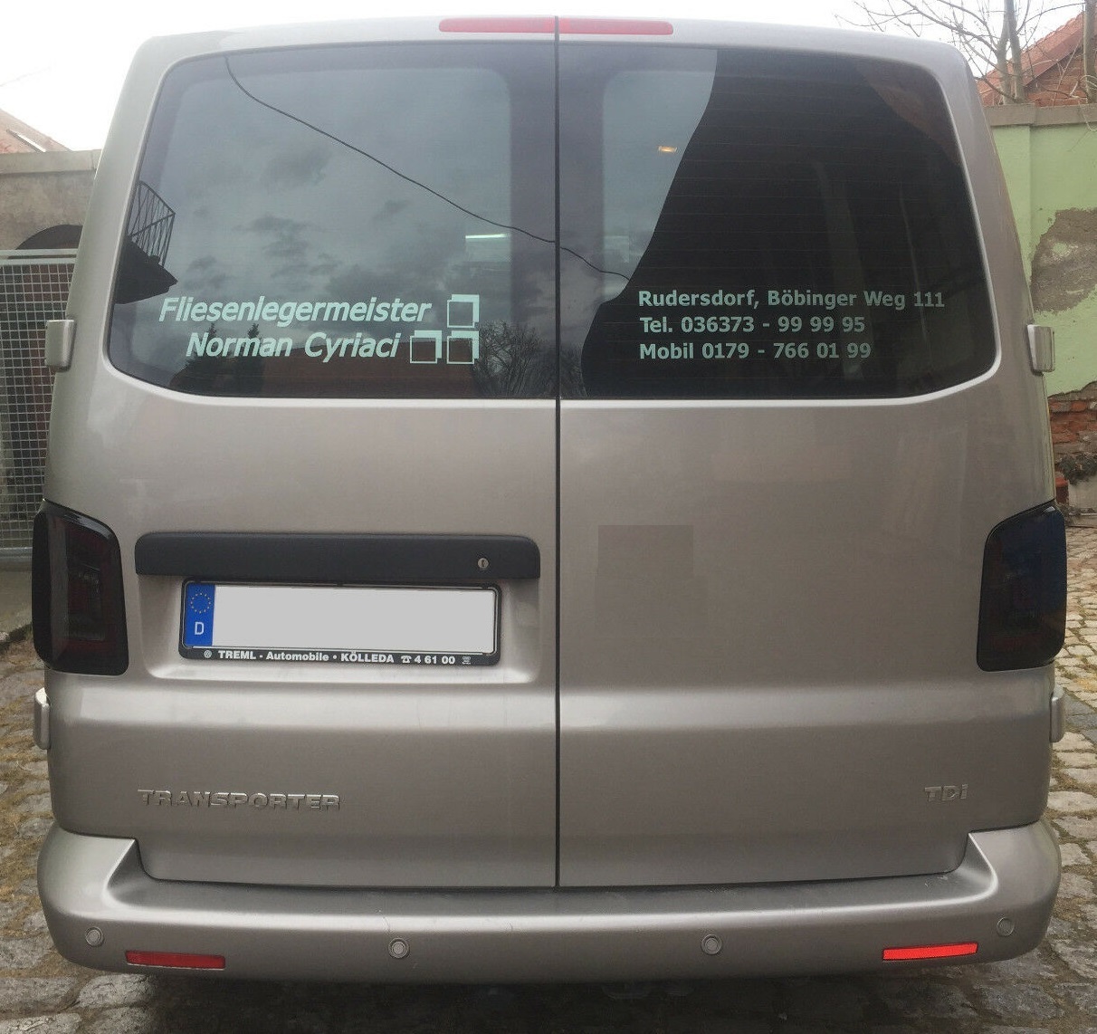 Voll LED Rückleuchten für VW T6 2015-2019 schwarz grau Flügeltürer