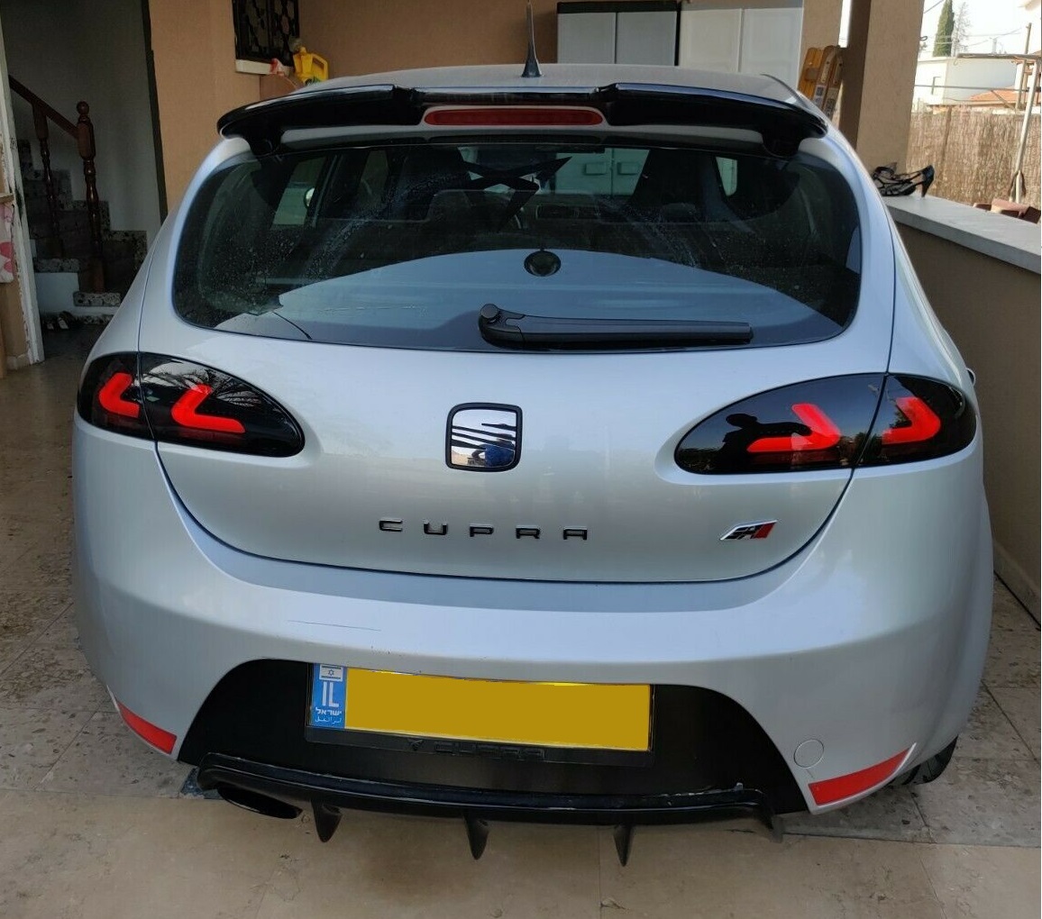 carDNA LED Rückleuchten für Seat Leon 1P 05-08 black/smoke schwarz