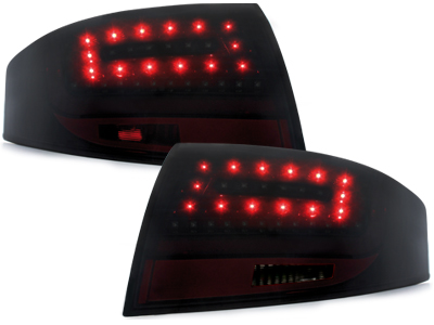LITEC LED Rückleuchten für Audi TT 8N 98-05 schwarz tiefschwarz