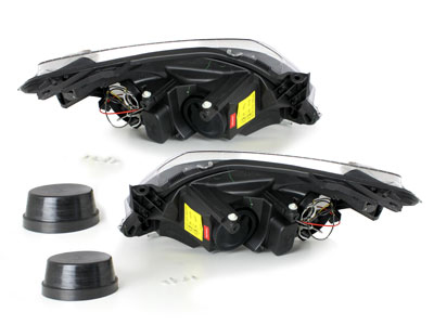 Angel Eyes Standlicht Scheinwerfer für Opel Astra H 04-09 schwarz