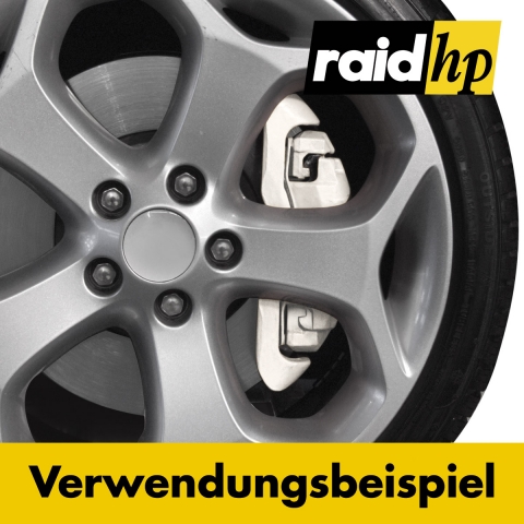 raid hp Bremssattellack weiss 6-teilig 2-Komponenten-System