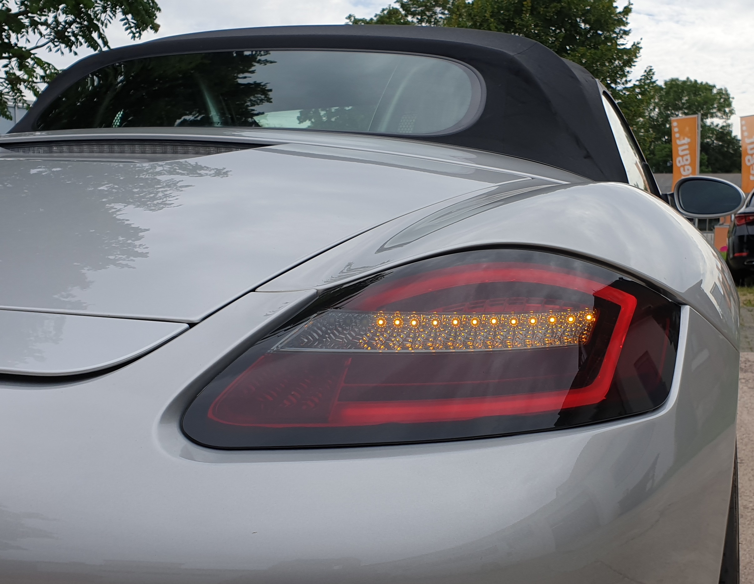 Lightbar LED Rückleuchten rot-rauch für Porsche Boxster 987/Cayman