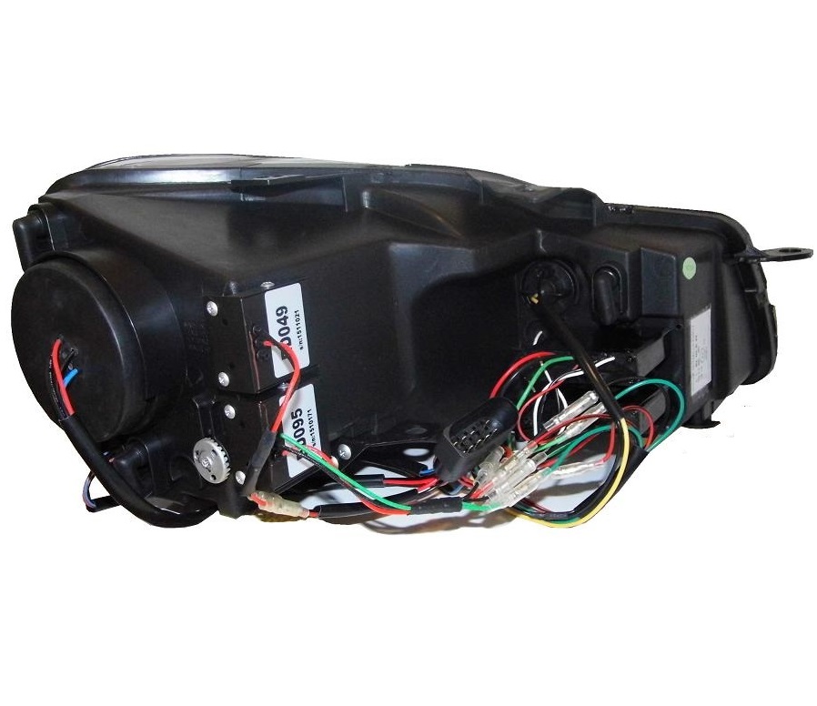 Tagfahrlicht Scheinwerfer für VW Golf 6 VI 08-12 schwarz im Golf 7-Look