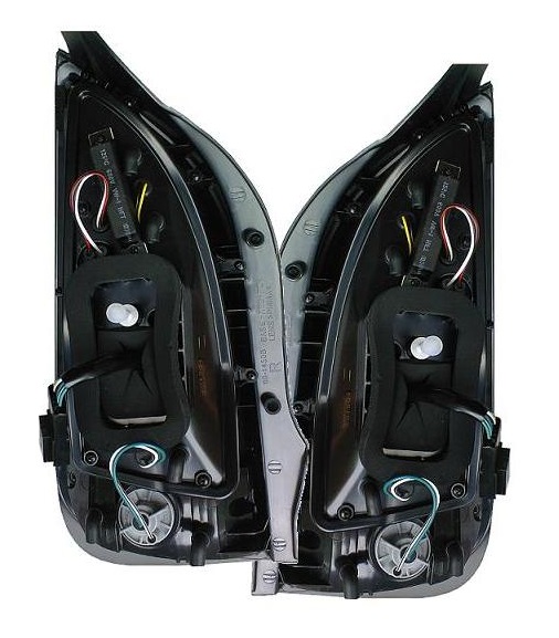 LED Rückleuchten für Seat Mii 11+ black/smoke Lightbar