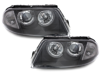Angel Eyes Scheinwerfer für VW Passat 3BG 00-04 schwarz Depo