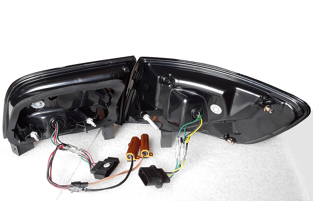 LED Rückleuchten für Audi A6 4F Avant 04-11 rot-schwarz RA23LRS