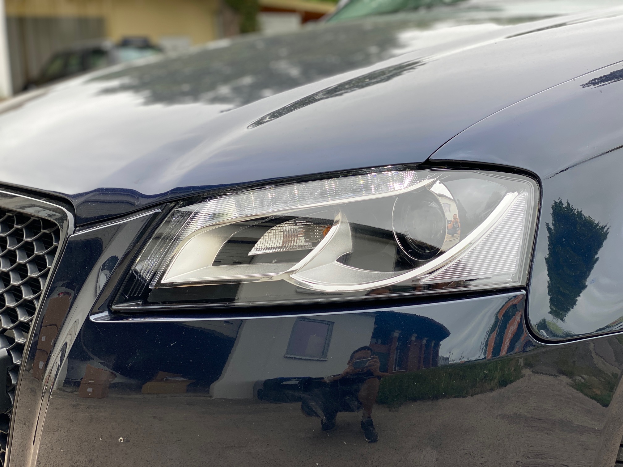 LED TAGFAHRLICHT Scheinwerfer für AUDI A3 8P 09-12 schwarz Depo