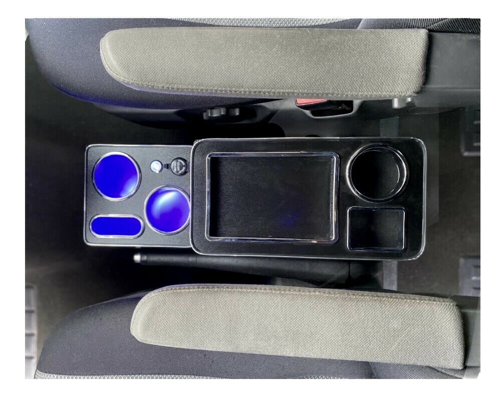 Mittelkonsole schwarz universell USB LED passend für Mercedes Vito