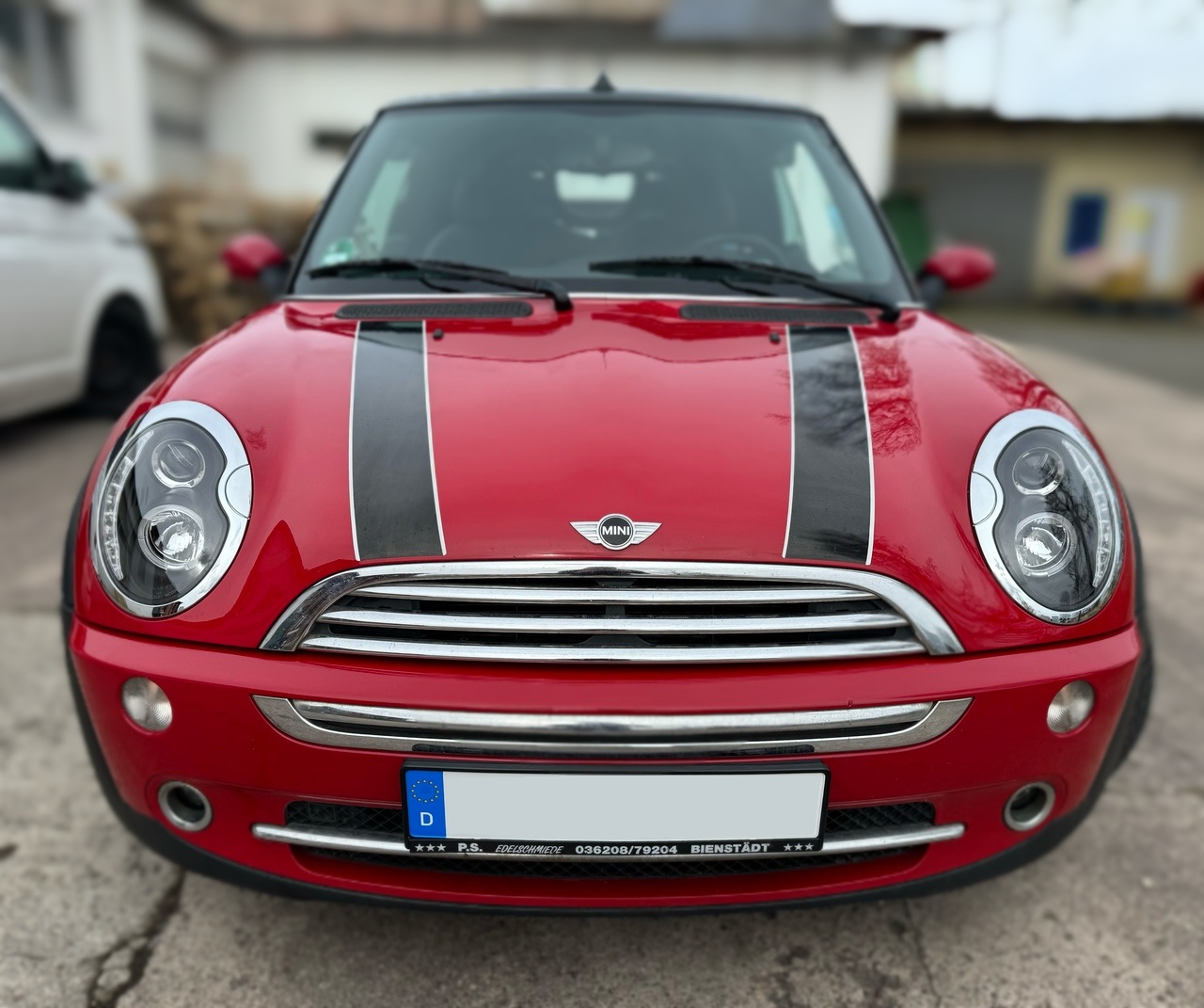 Scheinwerfer für Mini 01-06 R50 R52 R53 Tagfahrlicht-Optik schwarz