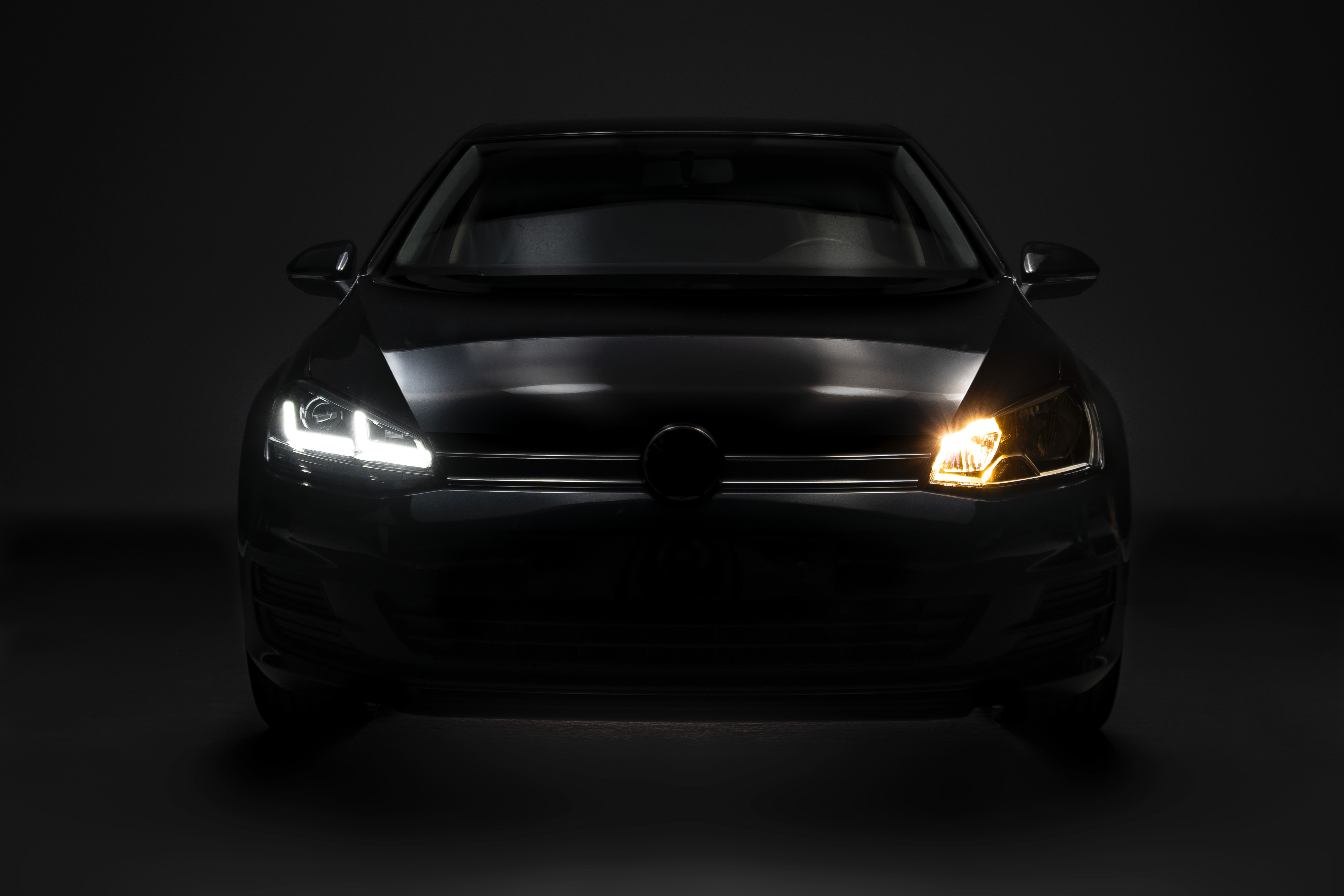OSRAM LEDriving Scheinwerfer für VW GOLF 7 Facelift 17-20 schwarz rot