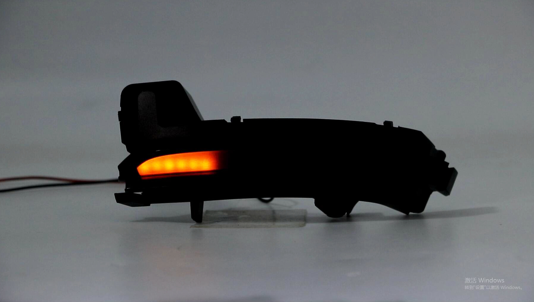 Dynamische Led Spiegelblinker schwarz für Skoda Karoq 2017+ mit AREA VIEW