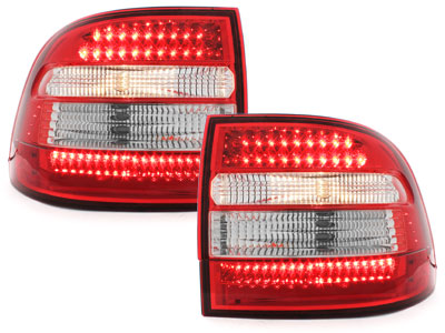 LED Rückleuchten für Porsche Cayenne 03-07 rot Klarglas
