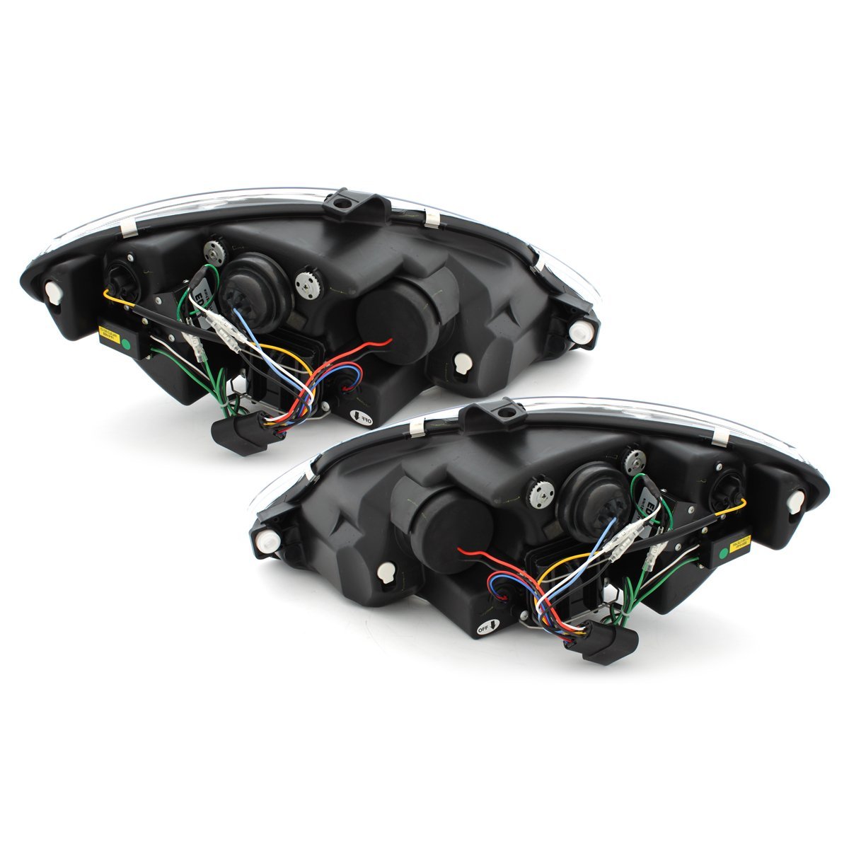 Scheinwerfer Seat Leon 1P 05-09 Tagfahrlicht-Optik schwarz
