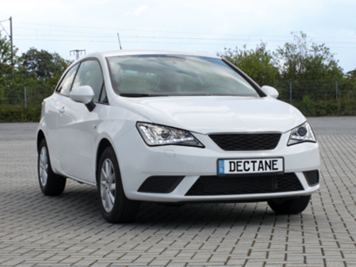Scheinwerfer für chrom Seat Ibiza 6J Facelift 12-15 Tagfahrlicht-Optik