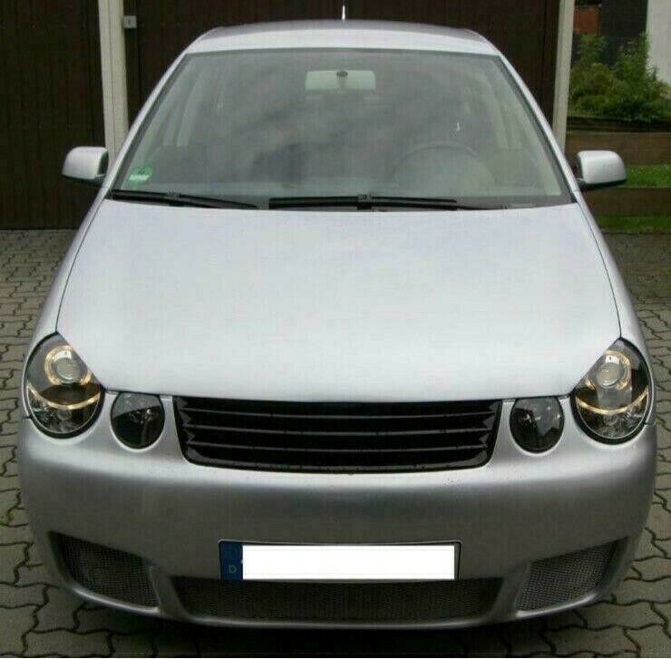 Scheinwerfer für VW Polo 9N 11.01-04.05 1 Standlichtring schwarz