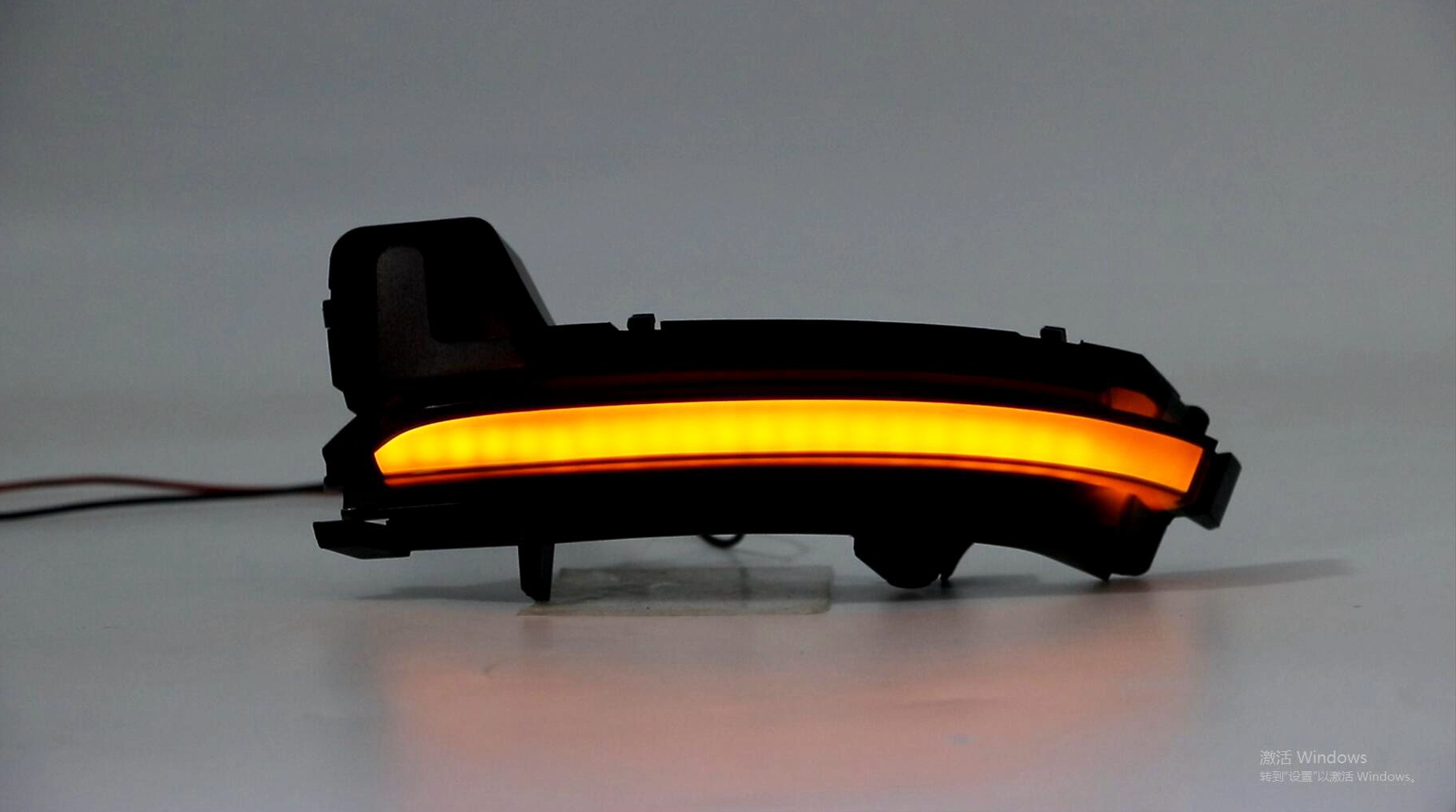 Dynamische Led Spiegelblinker schwarz für Skoda Karoq 2017+ mit AREA VIEW
