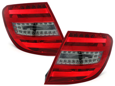 LED Rückleuchten für Mercedes Benz W204 T-Modell 06-10 red/smoke