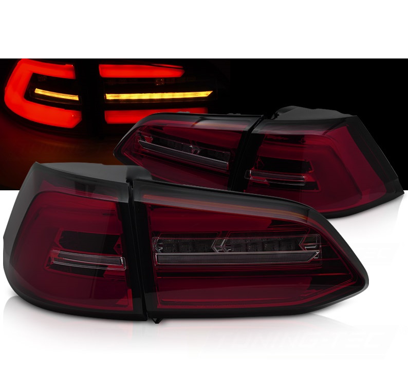 LED Rückleuchten für VW Golf 7.5 Variant 17-20 dynamischer LED Blinker rot smoke Sonar