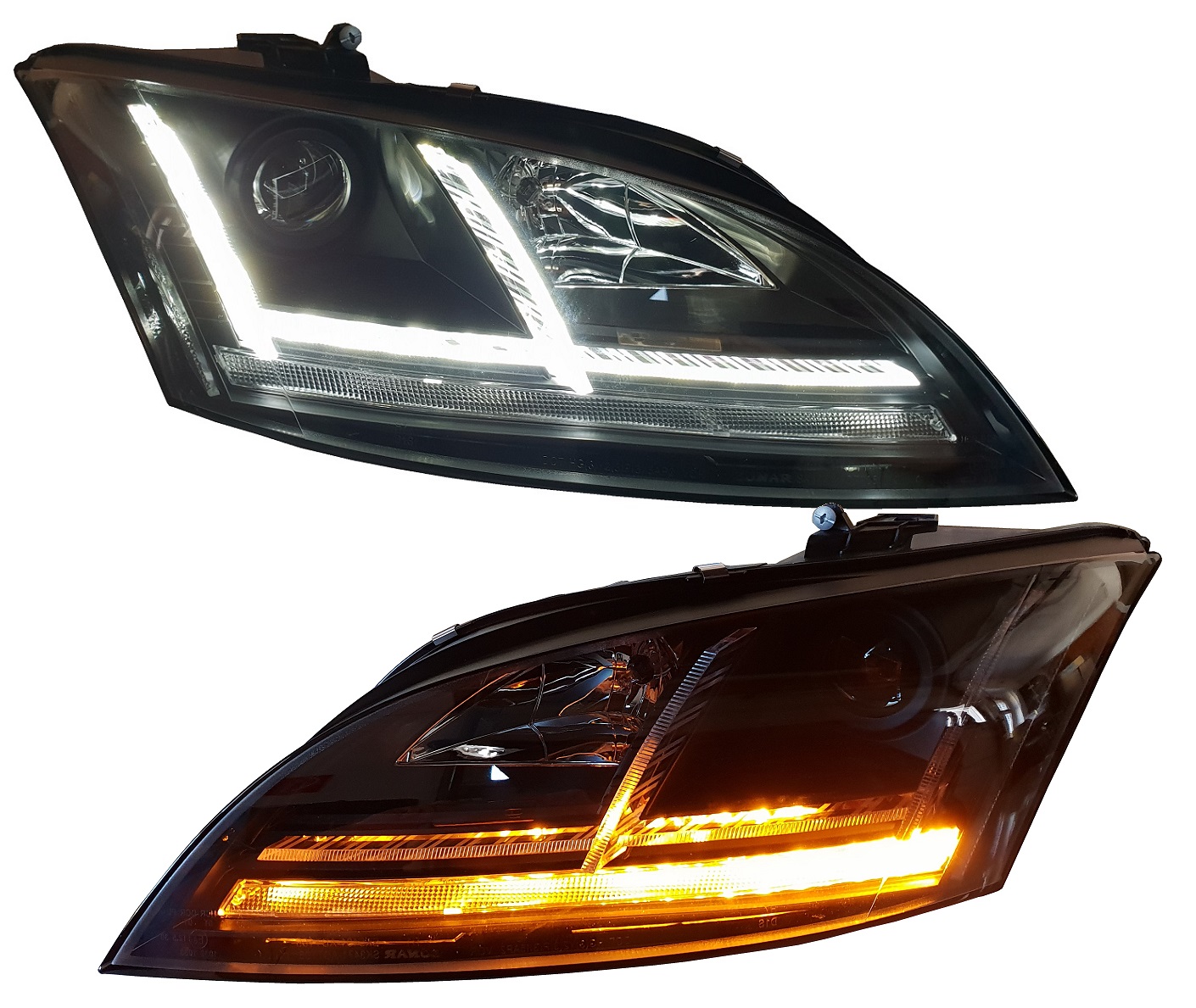 Xenon Scheinwerfer für Audi TT 8J 06-10 schwarz mit Laufblinker
