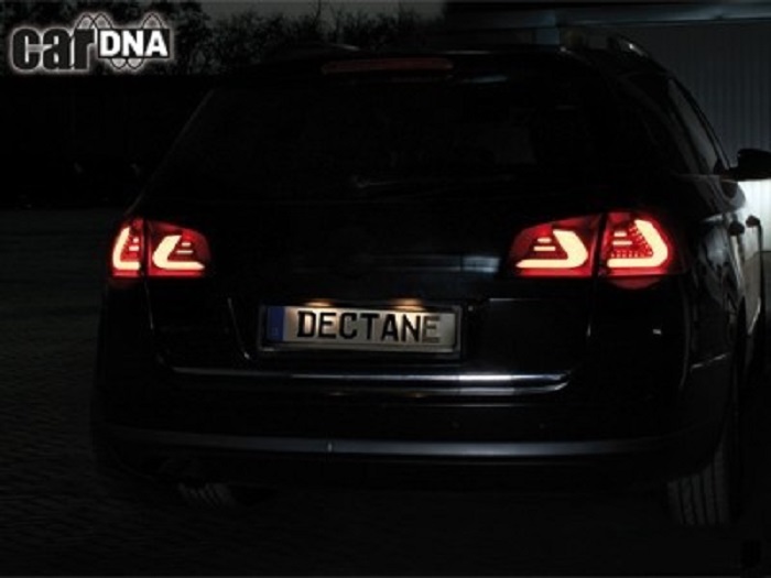 Lightbar LED Rückleuchten für VW Passat 3C B6 Variant Kombi 05-10 schwarz