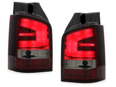 LED Rückleuchten für VW T5 Bus 2003-2015 rot smoke Transporter Caravelle Multivan Sonar