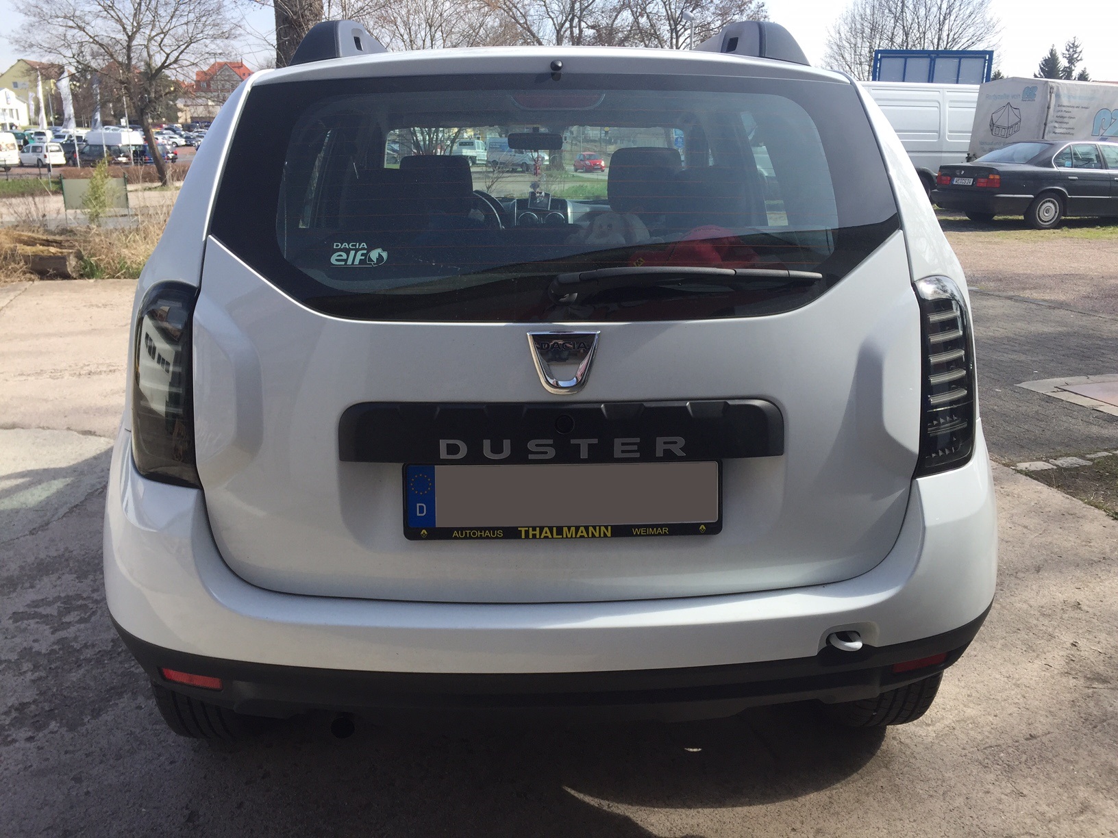 carDNA Voll-LED Rückleuchten für Dacia Duster 09-18 schwarz LIGHTBAR