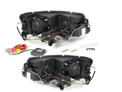 LED TAGFAHRLICHT Scheinwerfer für AUDI A6 4F 04-07 chrom Sonar